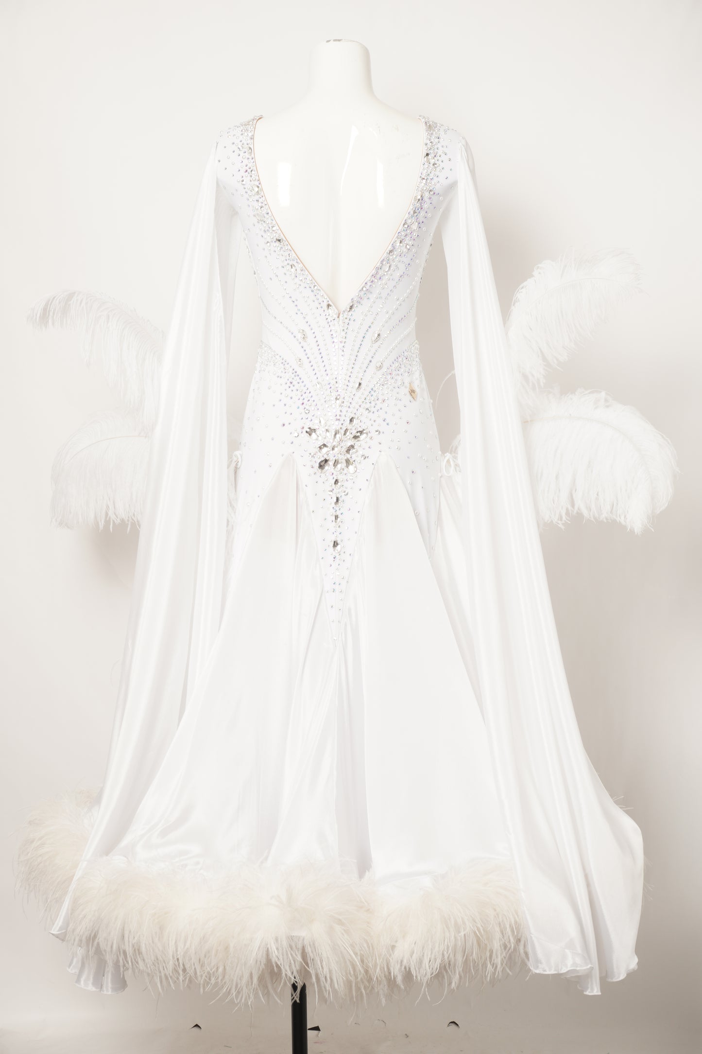 Ballroom Costume - Feather Adore Ballroom Gown - MF321-B