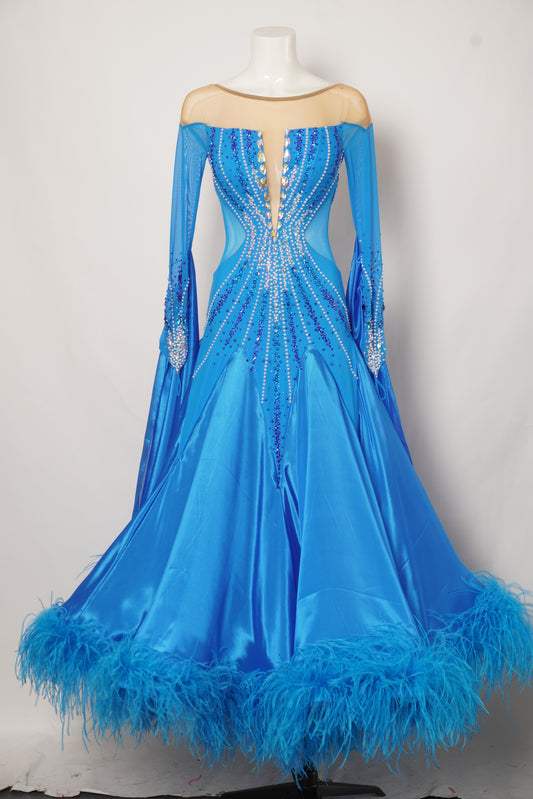 Ballroom Costume - Frozen Dream Ballroom Gown - MF349-B