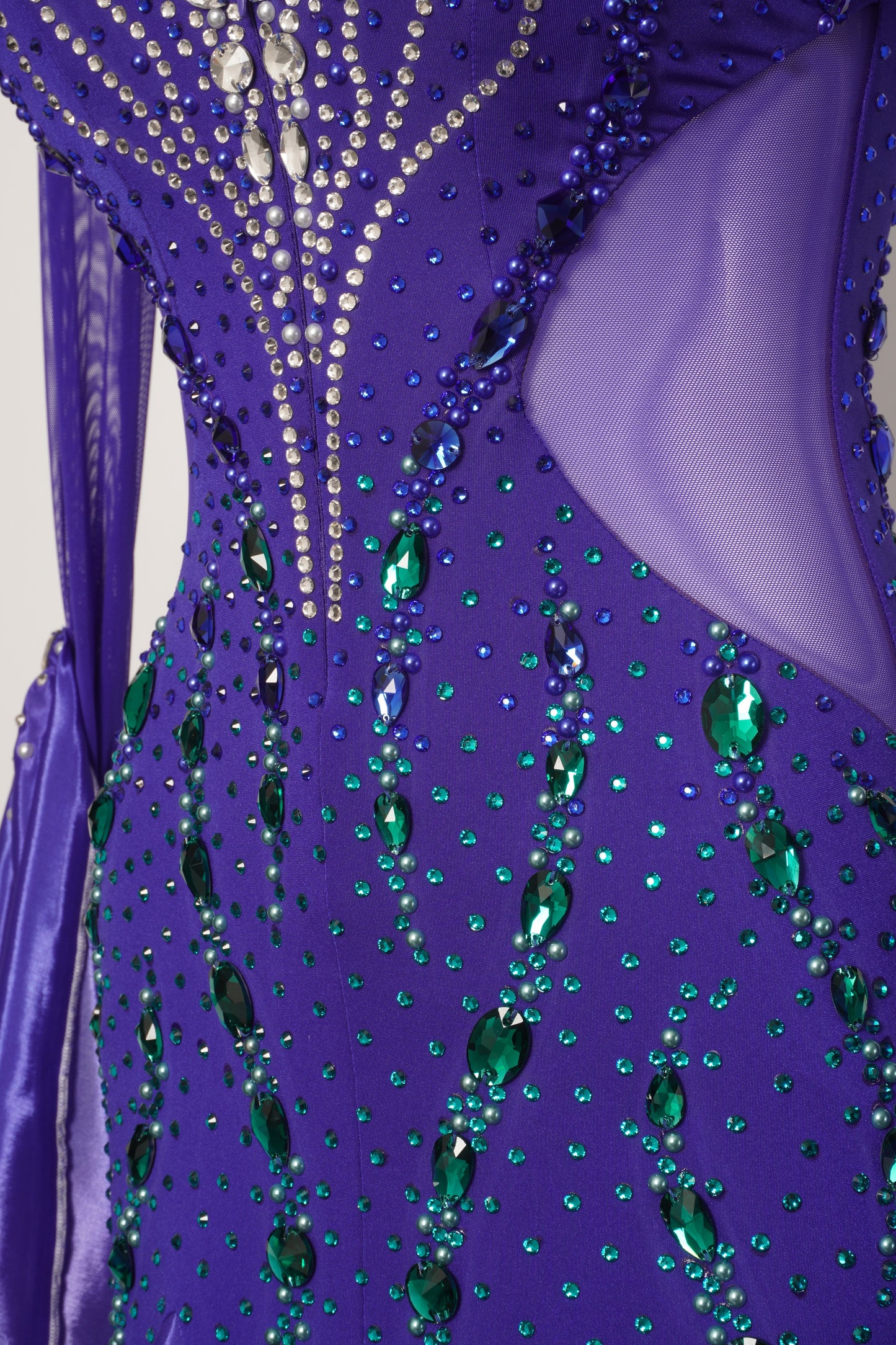 Ballroom Costume - Ombre Amethyst Ballroom Gown - MF355-B