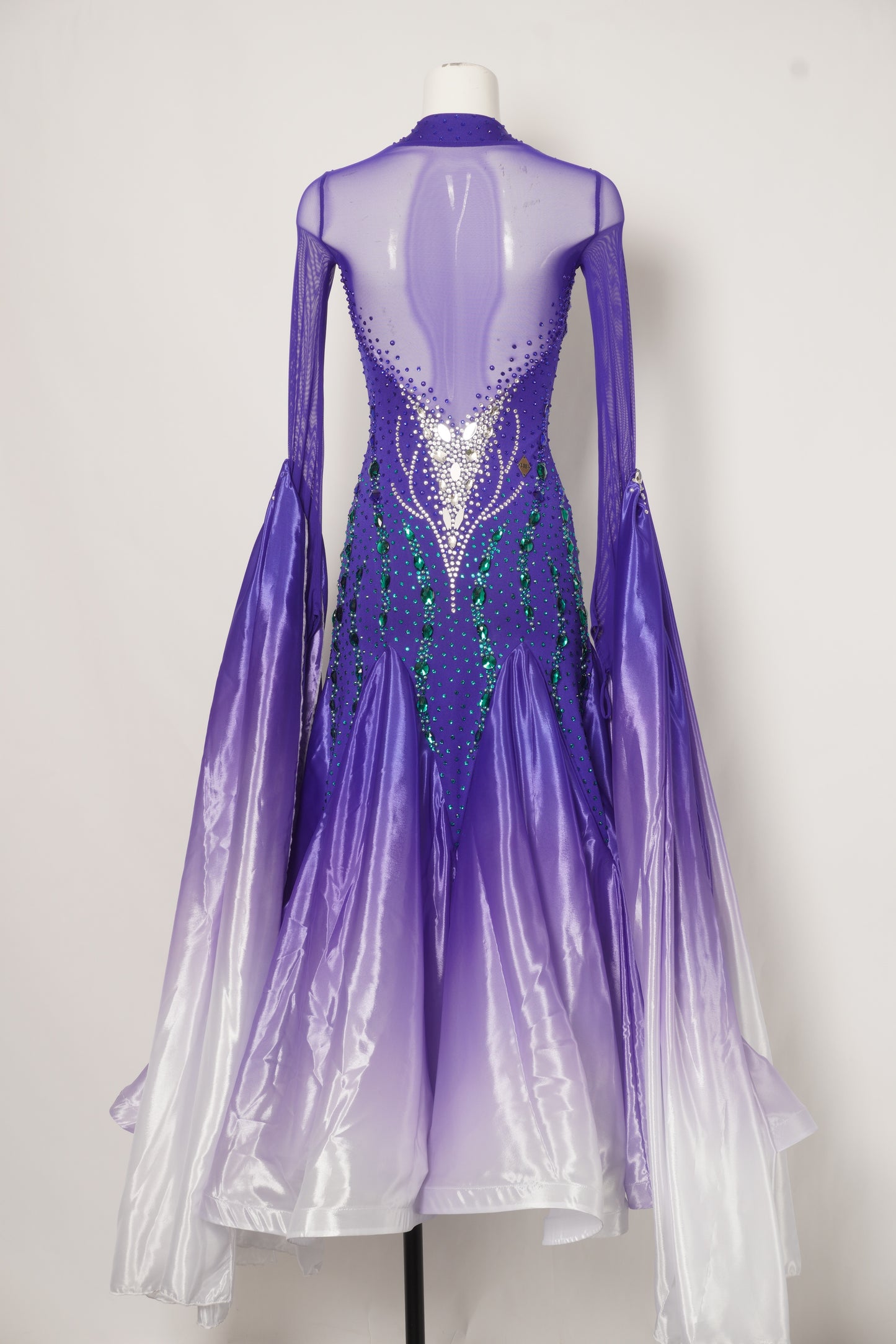 Ballroom Costume - Ombre Amethyst Ballroom Gown - MF355-B