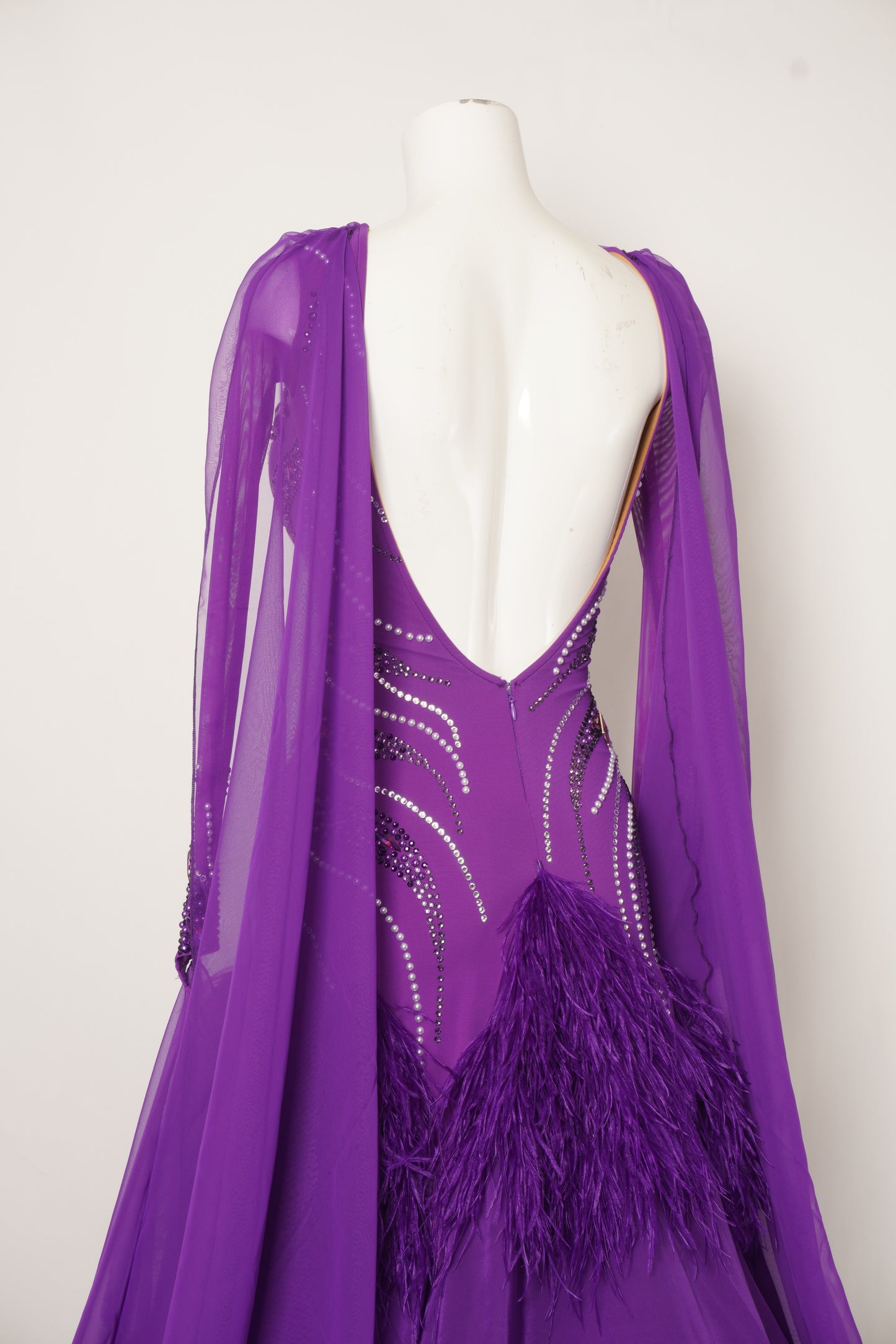 Ballroom Costume - Amethyst Allure Ballroom Gown - MF370-B