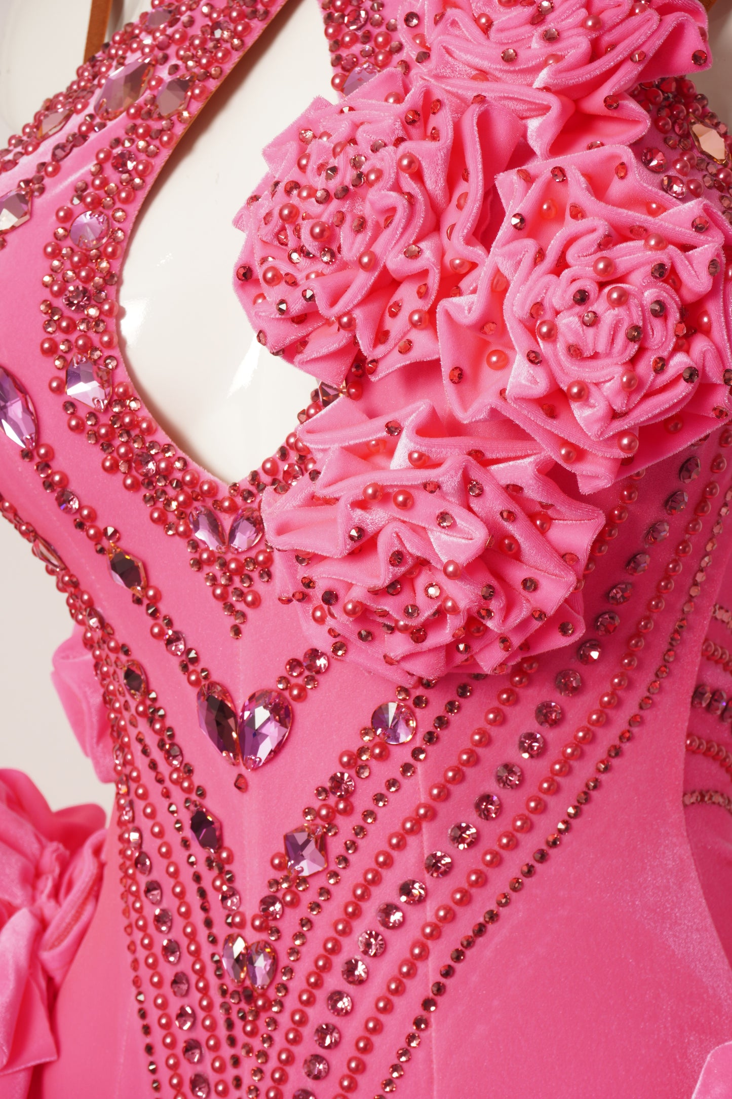 MF Design-B0399-Nested Floral Ballroom Gown