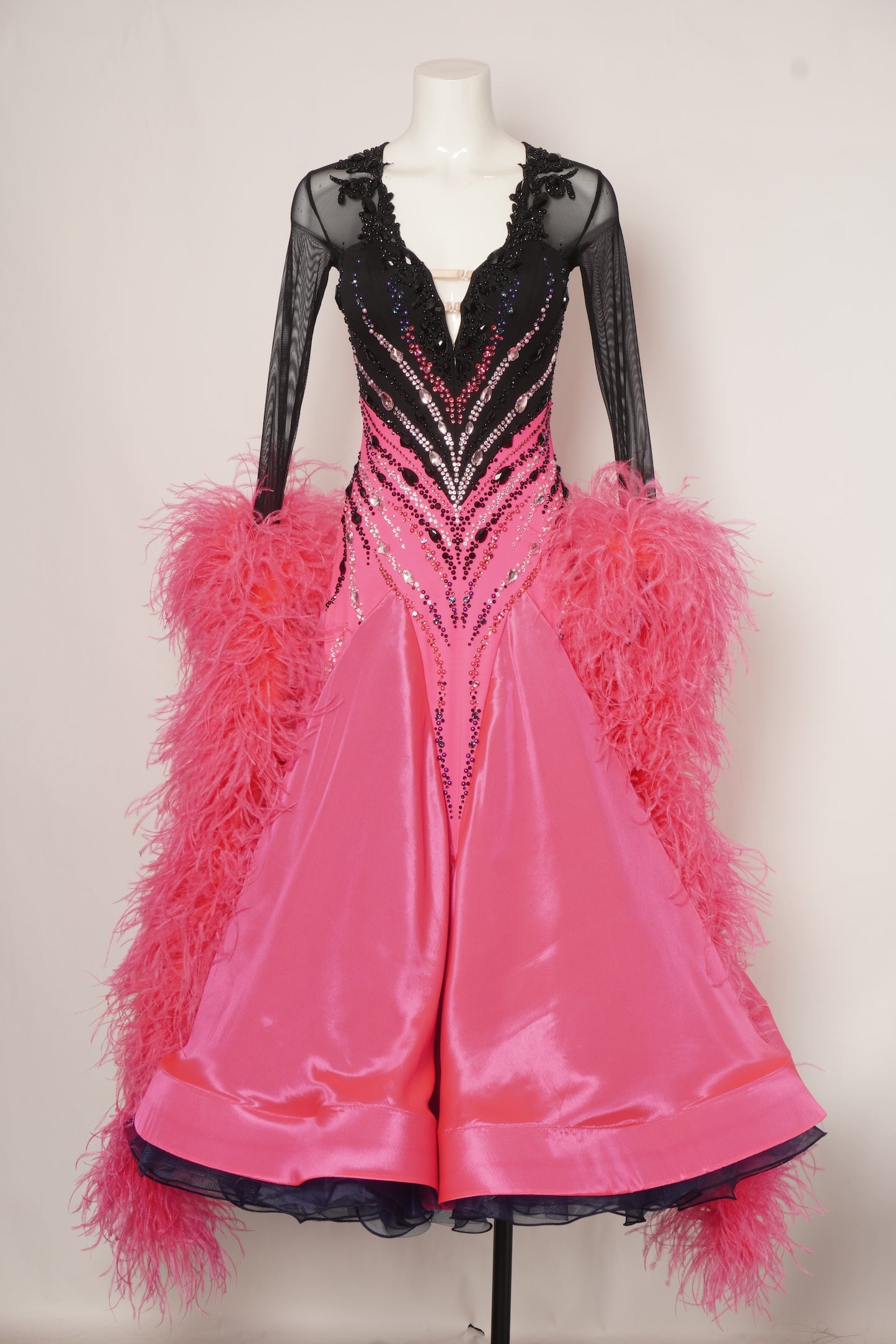 MF Design-B0419-Rose Noir Ballroom Gown