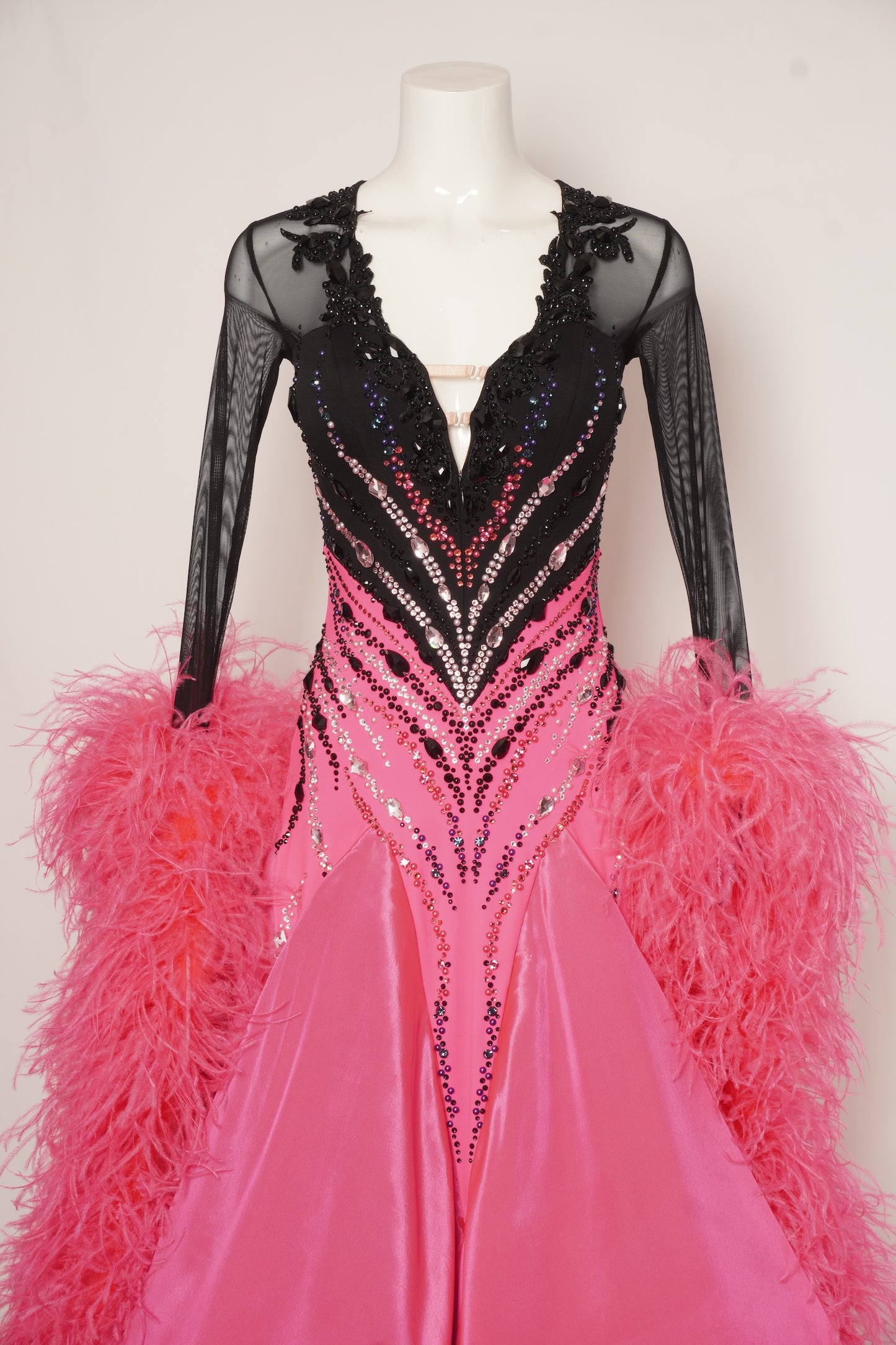 MF Design-B0419-Rose Noir Ballroom Gown