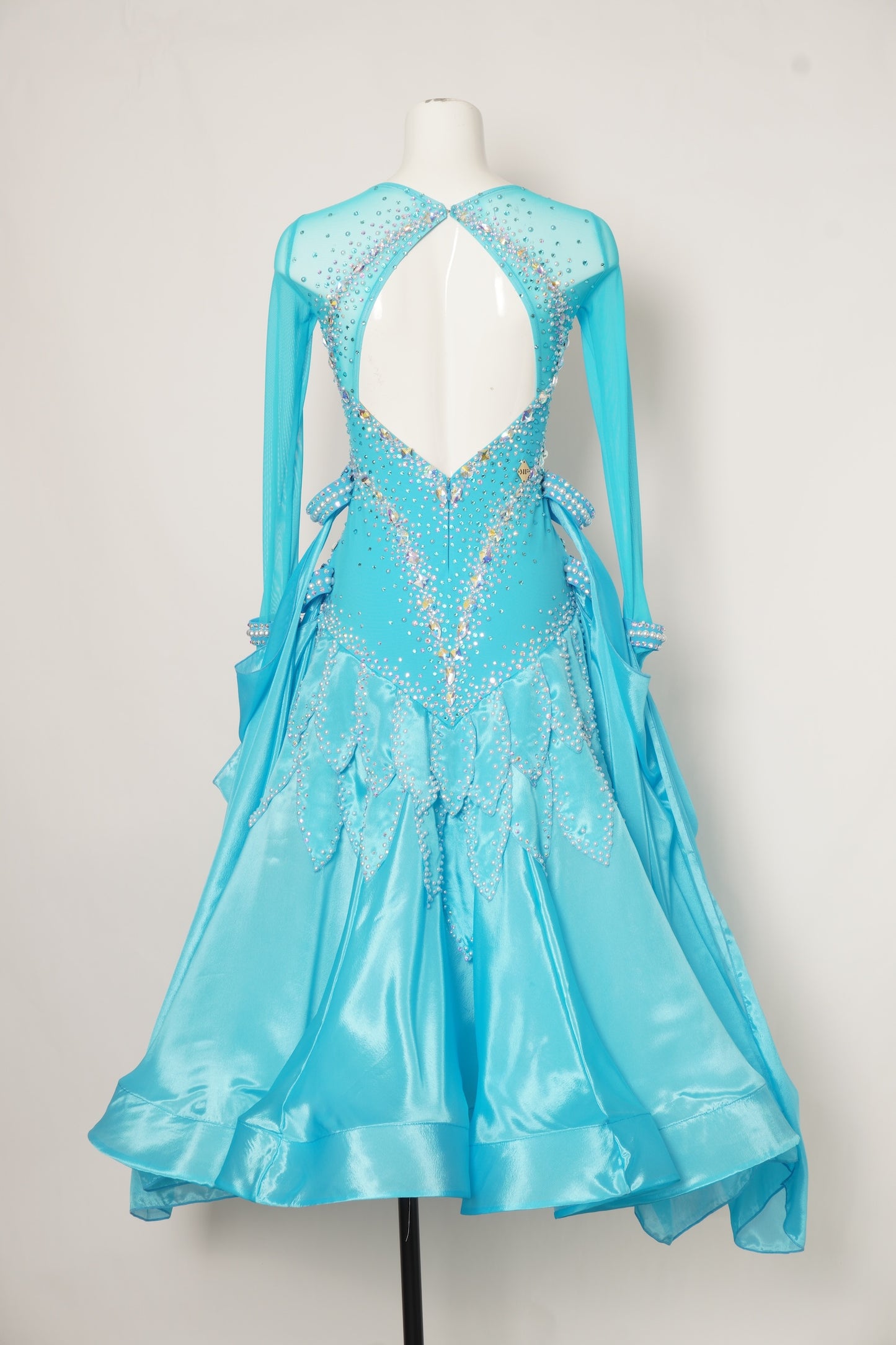 MF Design-B0422-Regal Flame Ballroom Gown