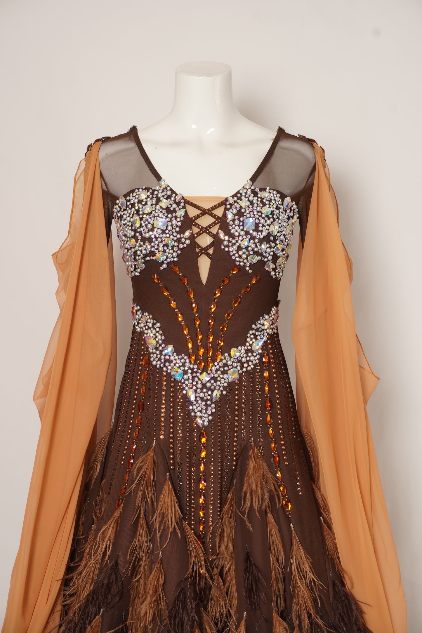 MF Design-B0425-Bronze Delight Ballroom Gown