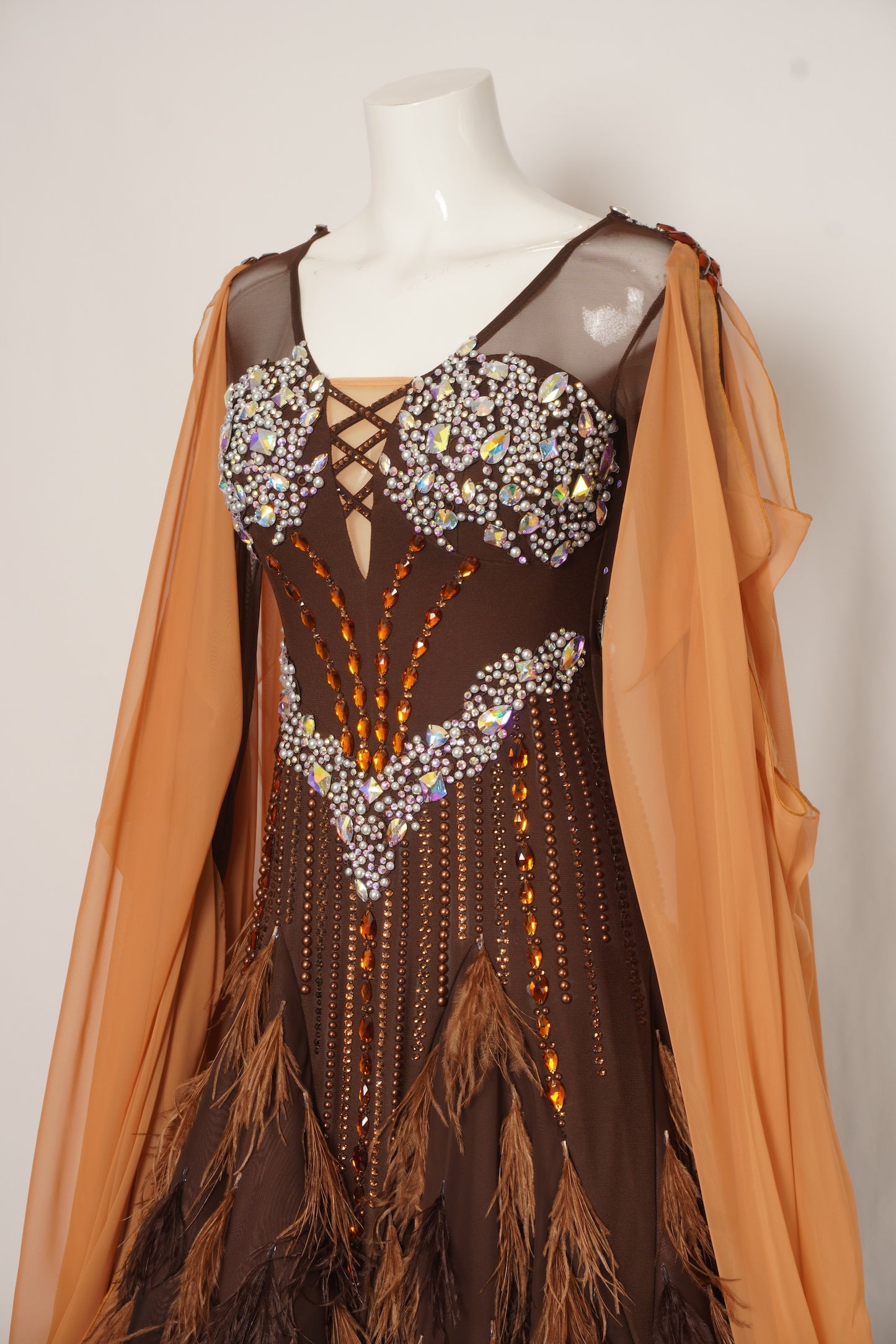 MF Design-B0425-Bronze Delight Ballroom Gown