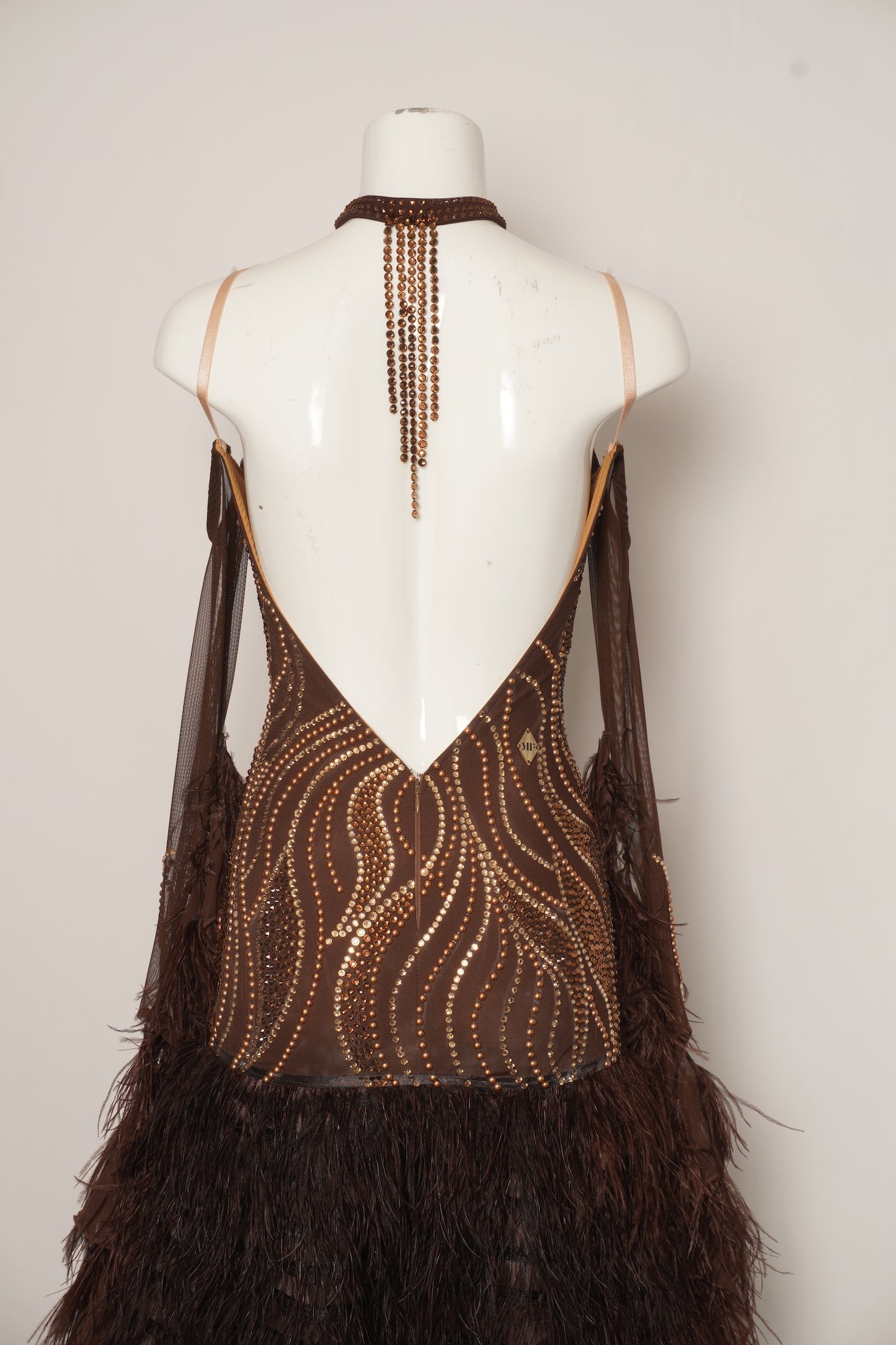 MF Design-B0429-Mahogany Grace Ballroom Gown