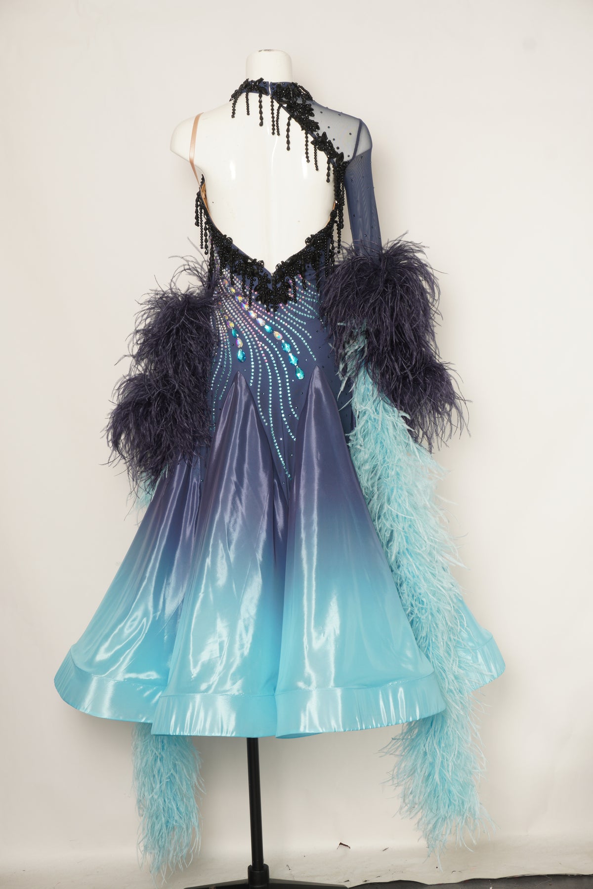 MF Design-B0484-Pacific Haze Ballroom Gown