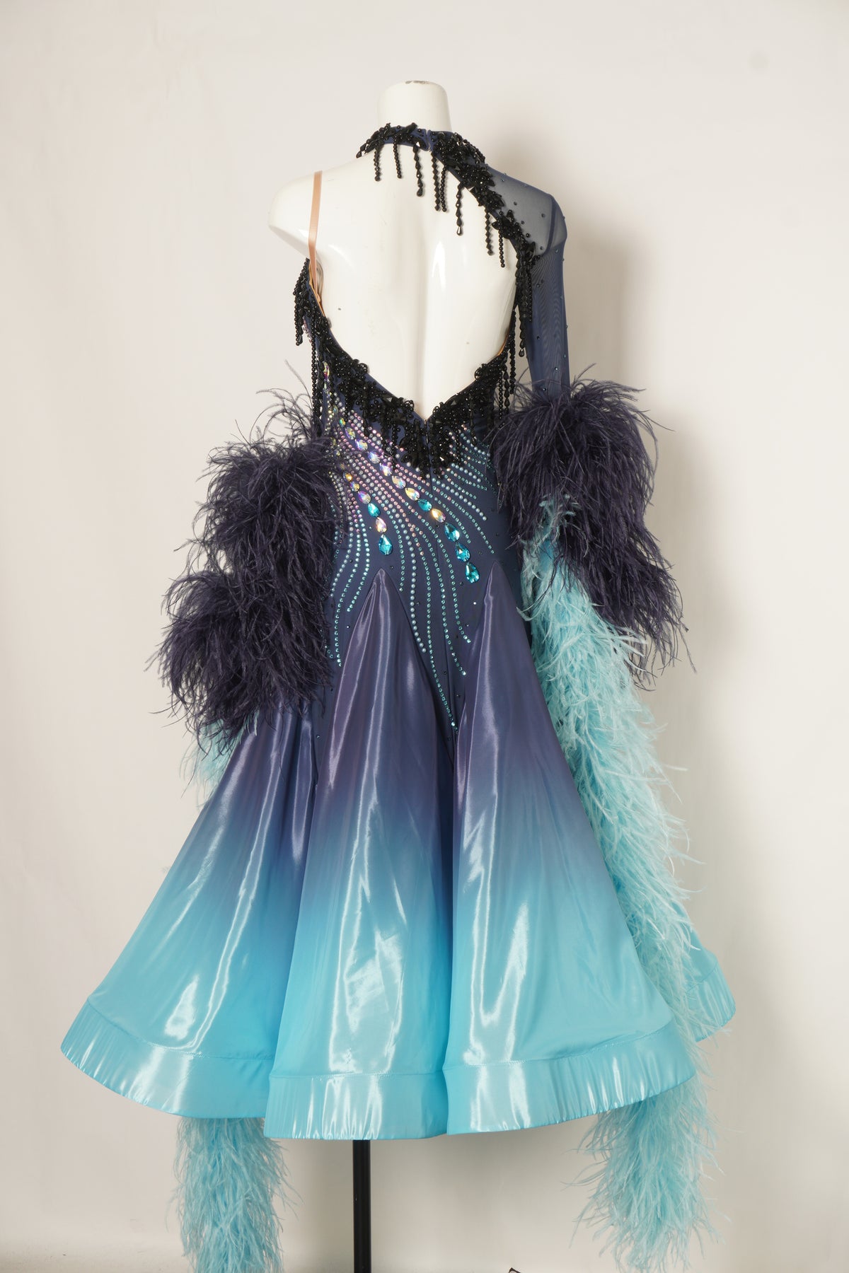 MF Design-B0484-Pacific Haze Ballroom Gown