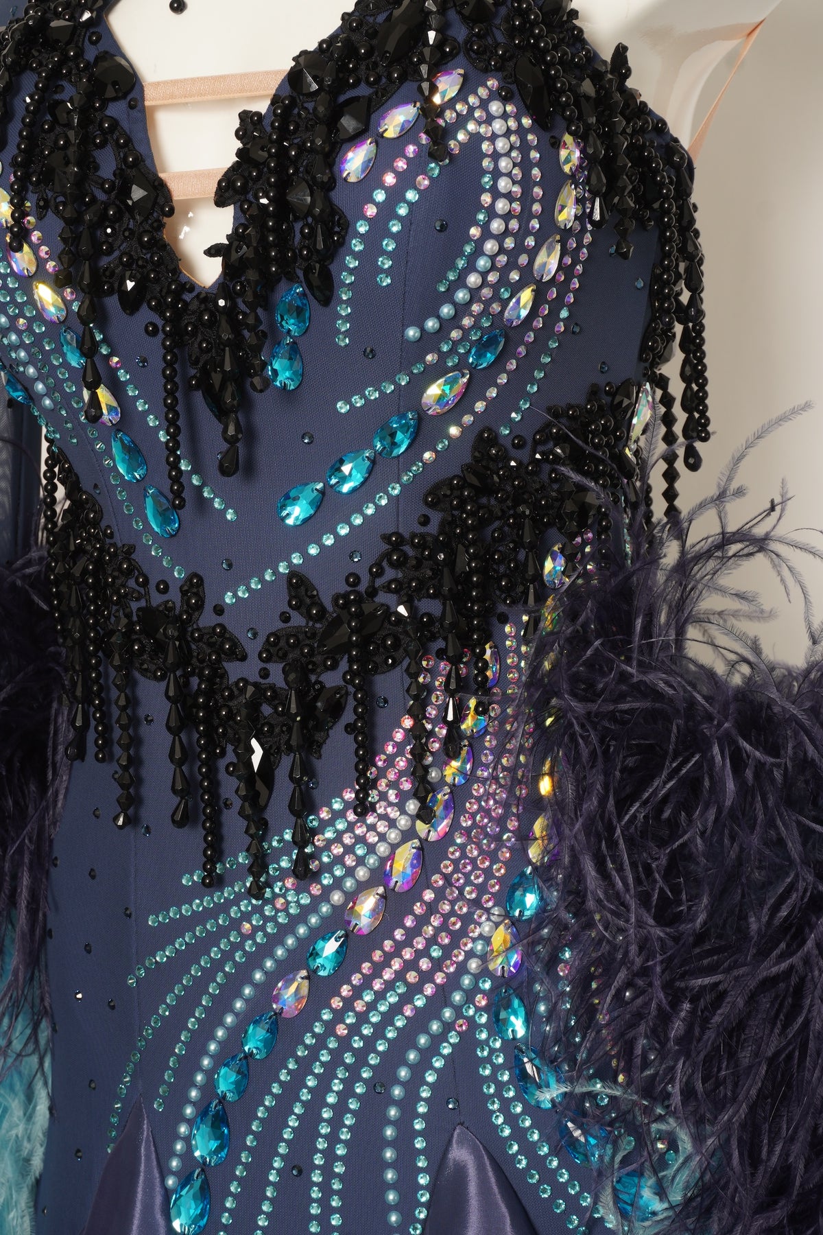 MF Design-B0484-Pacific Haze Ballroom Gown
