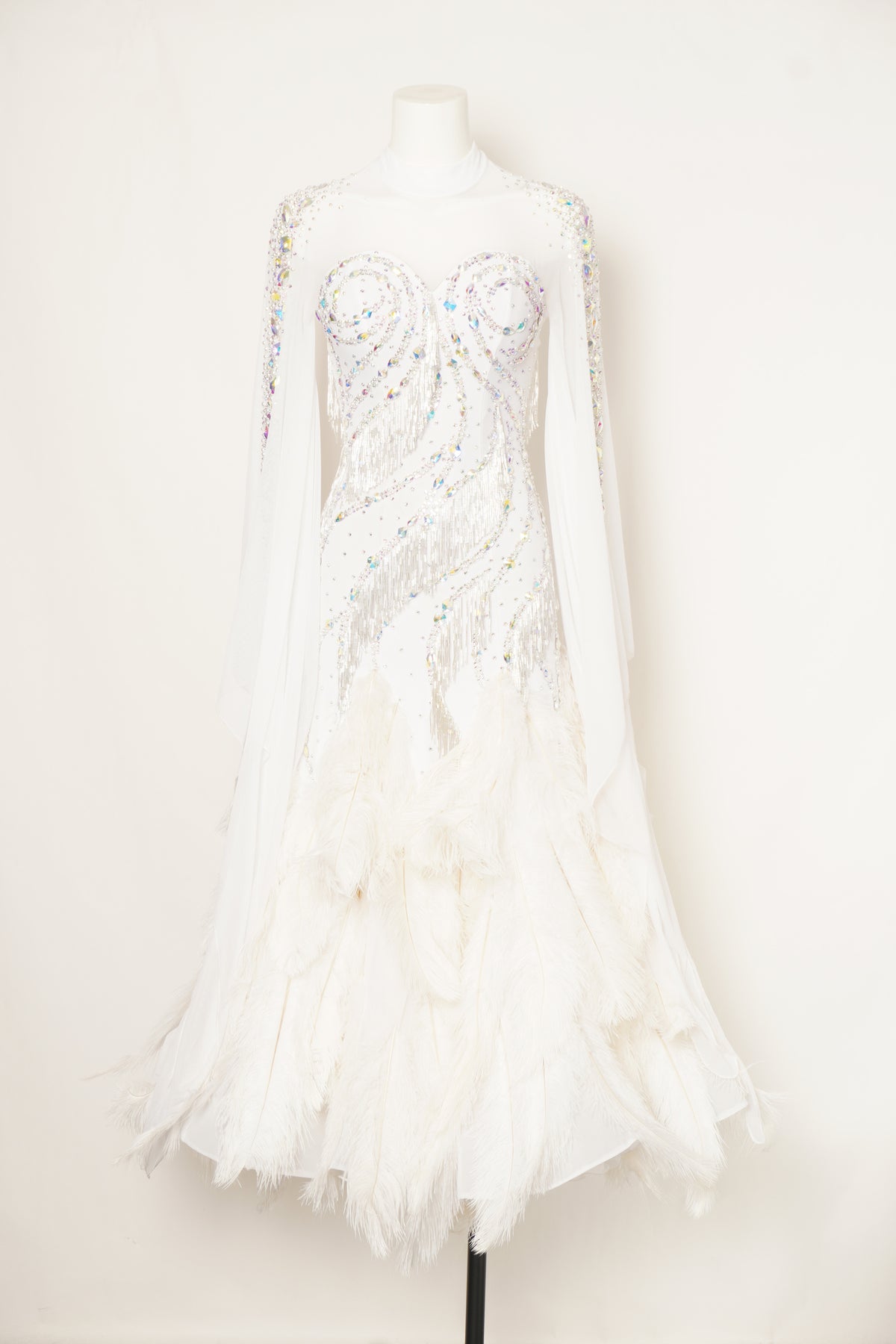 MF Design-B0486-Angel Wing Ballroom Gown