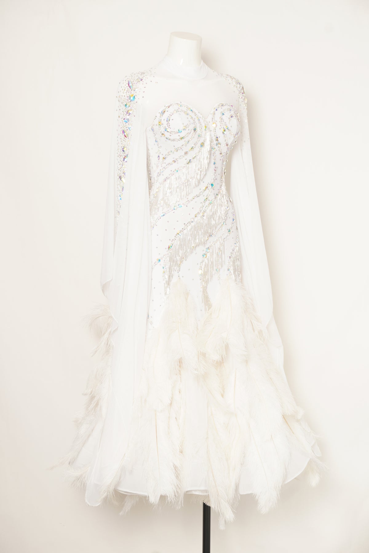 MF Design-B0486-Angel Wing Ballroom Gown