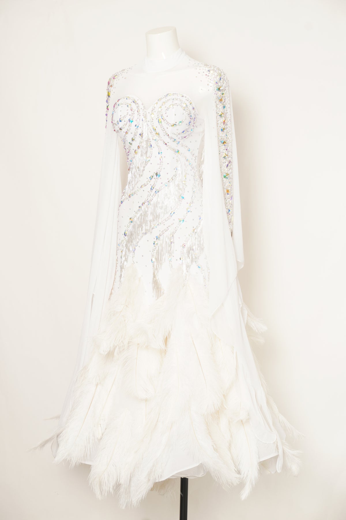 MF Design-B0486-Angel Wing Ballroom Gown
