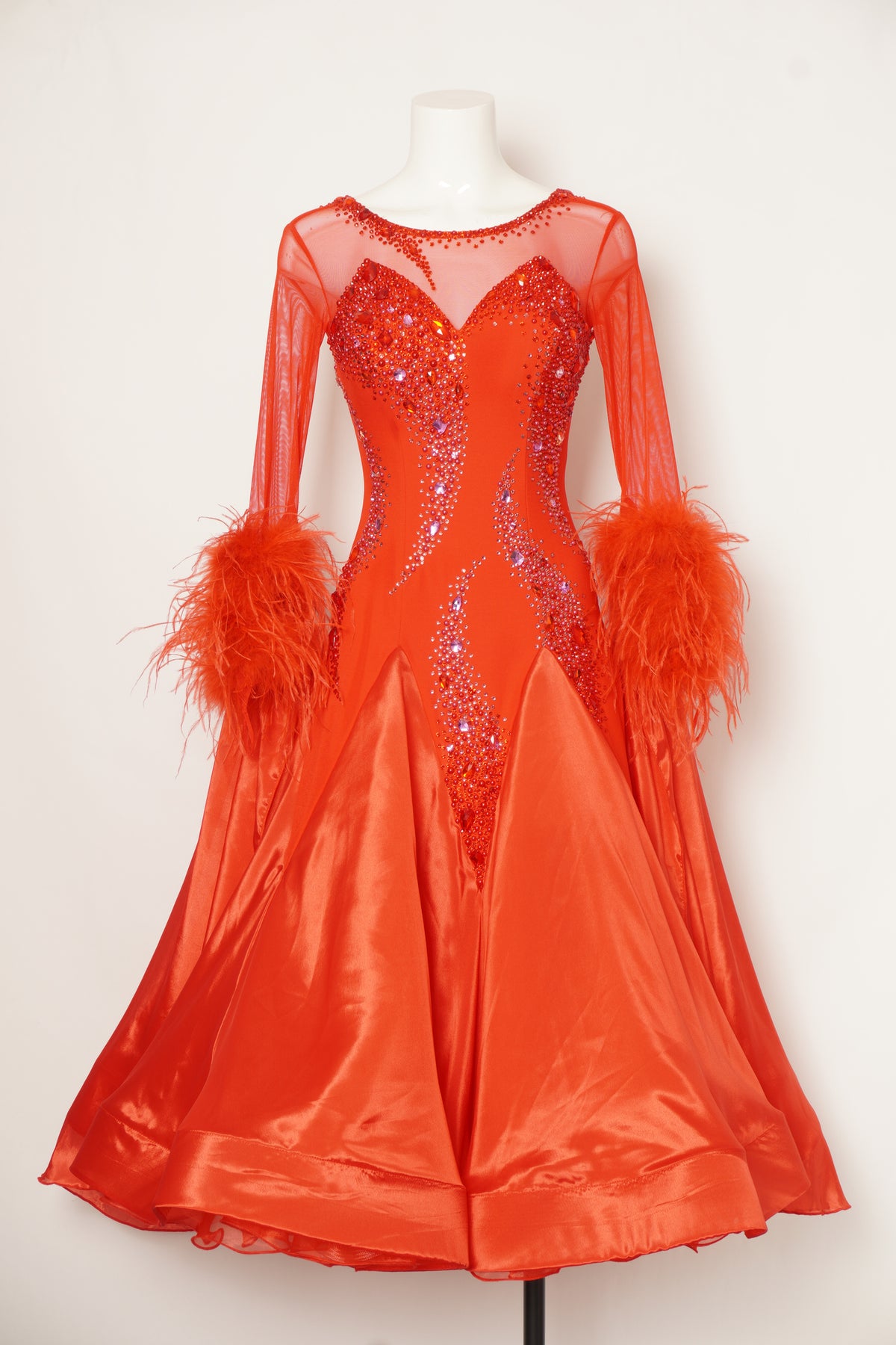 MF Design-B0490-Solar Glimmer Ballroom Gown