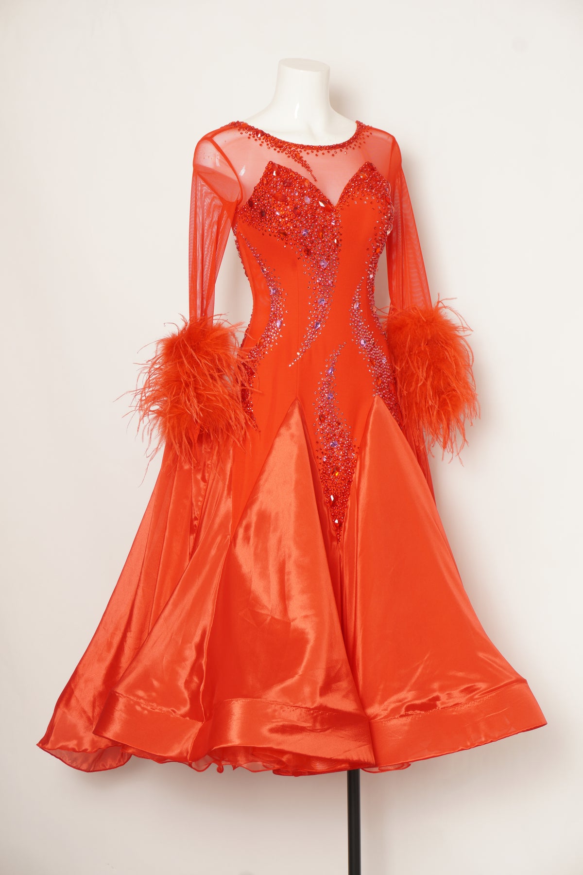 MF Design-B0490-Solar Glimmer Ballroom Gown