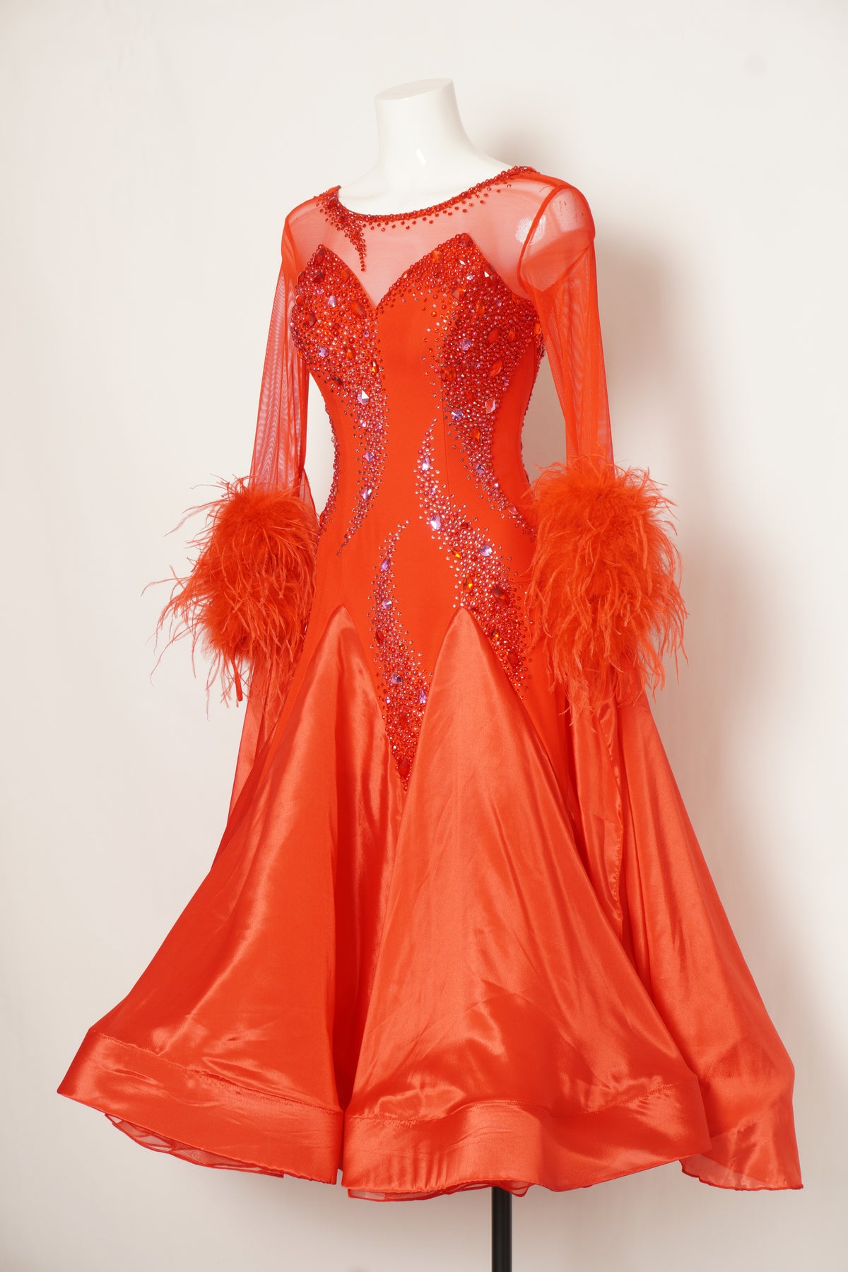 MF Design-B0490-Solar Glimmer Ballroom Gown