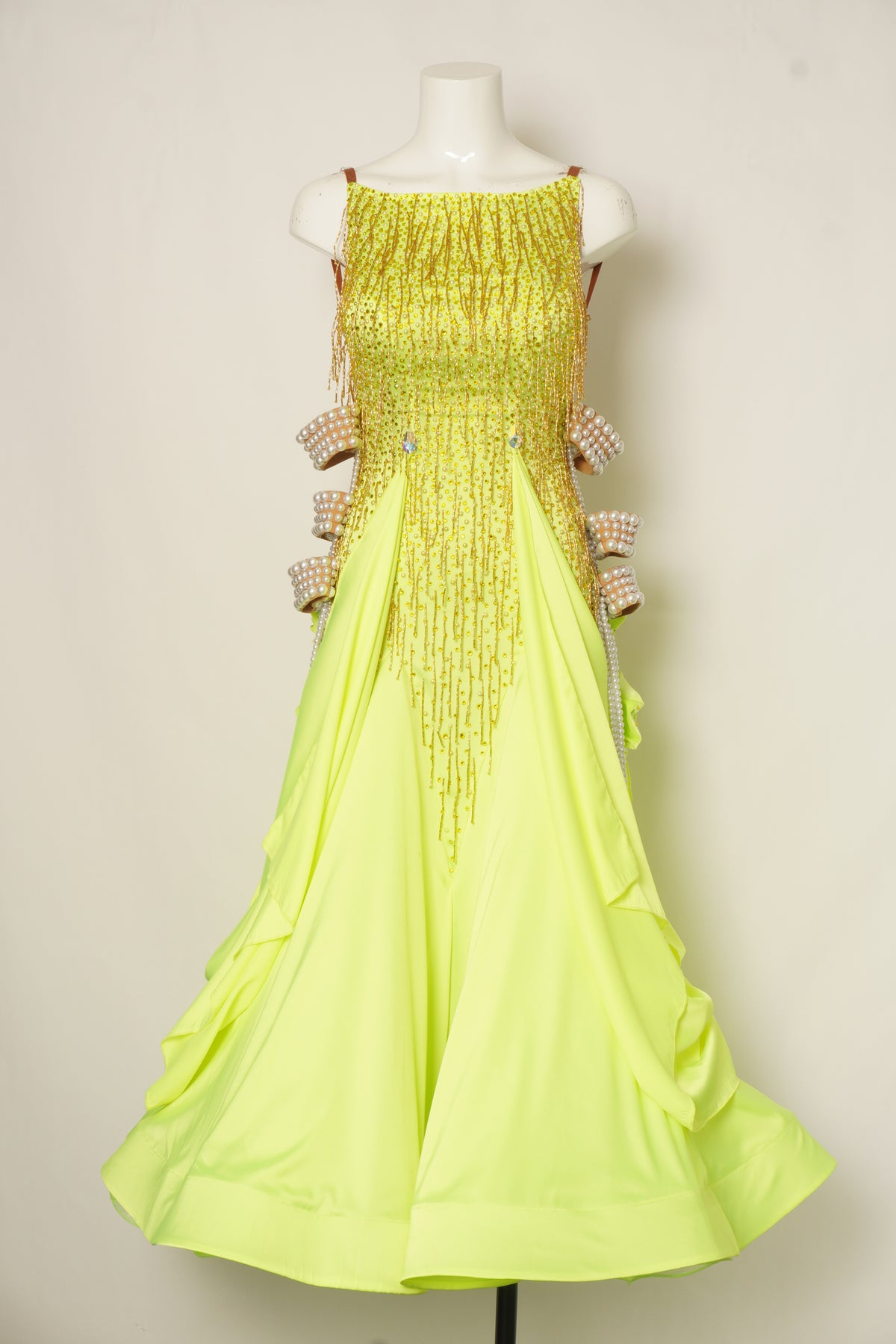 MF Design-B0500-Neon Sunshine Ballroom Gown