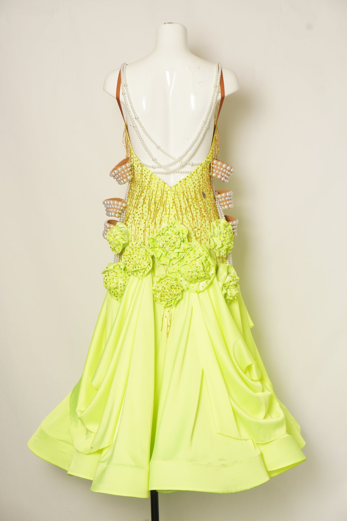 MF Design-B0500-Neon Sunshine Ballroom Gown