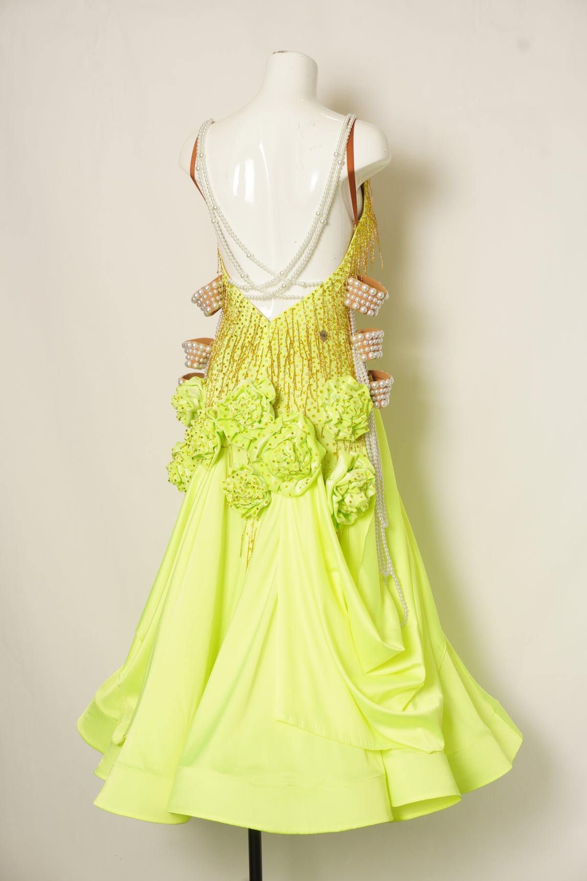 MF Design-B0500-Neon Sunshine Ballroom Gown
