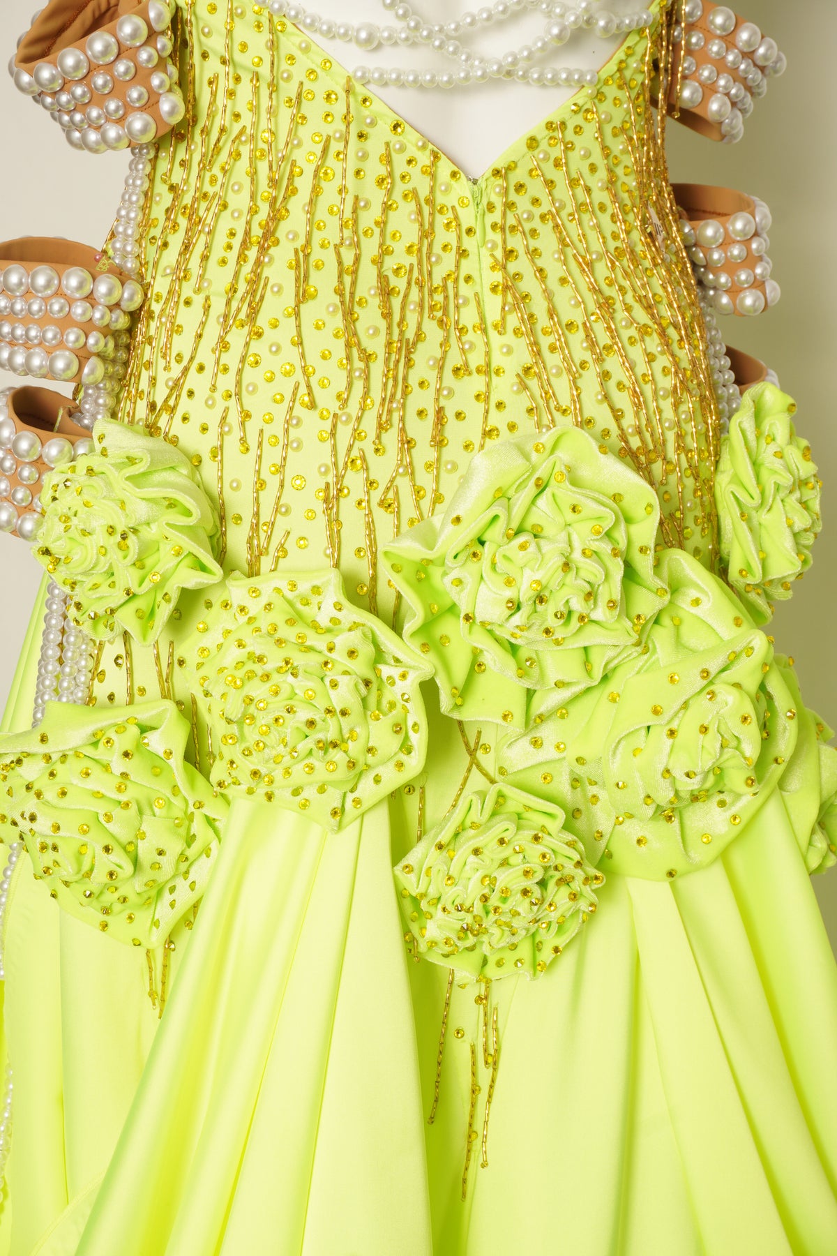 MF Design-B0500-Neon Sunshine Ballroom Gown