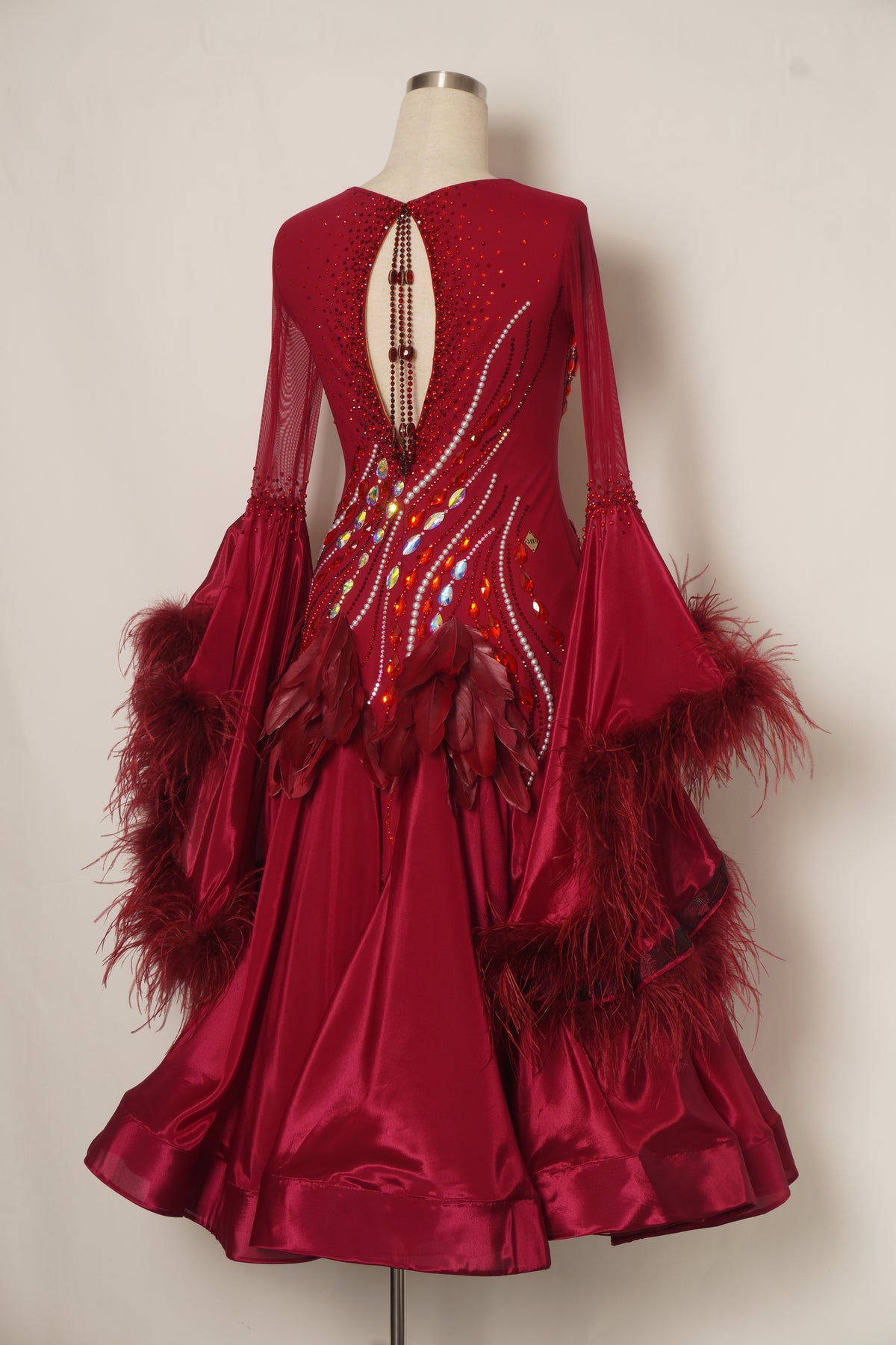 MF Design-B0503-Garnet Grace Ballroom Gown