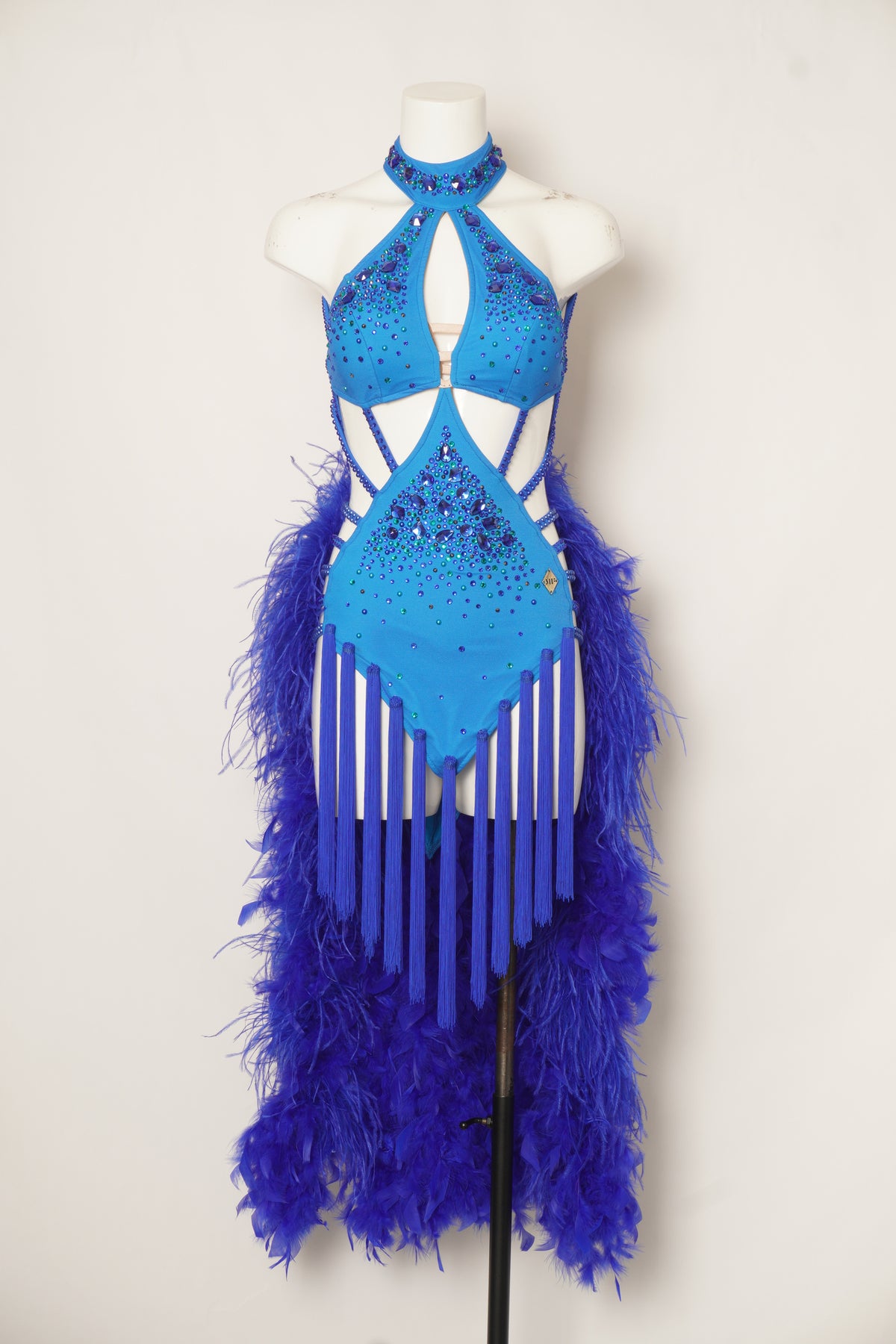 MF Design-L0506-Sapphire Rhythm Latin Dress