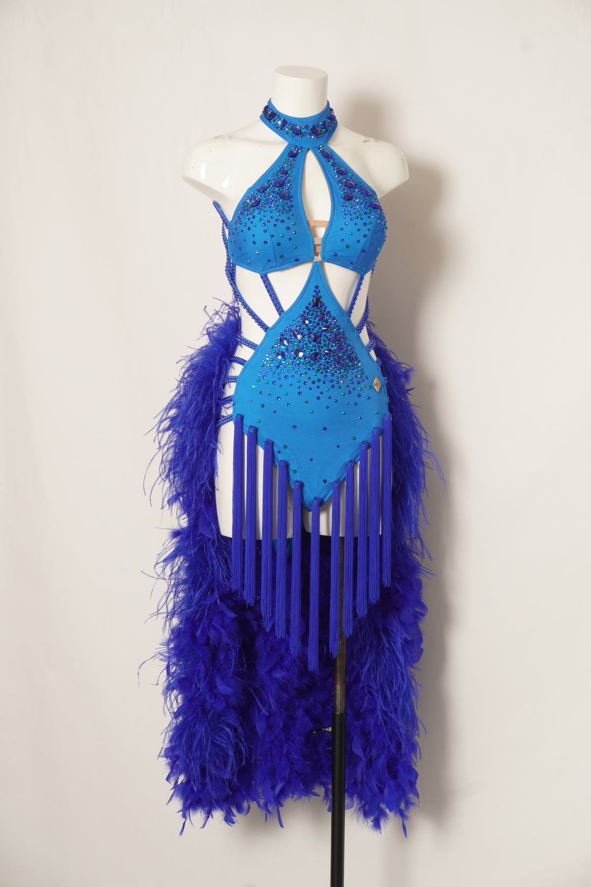 MF Design-L0506-Sapphire Rhythm Latin Dress