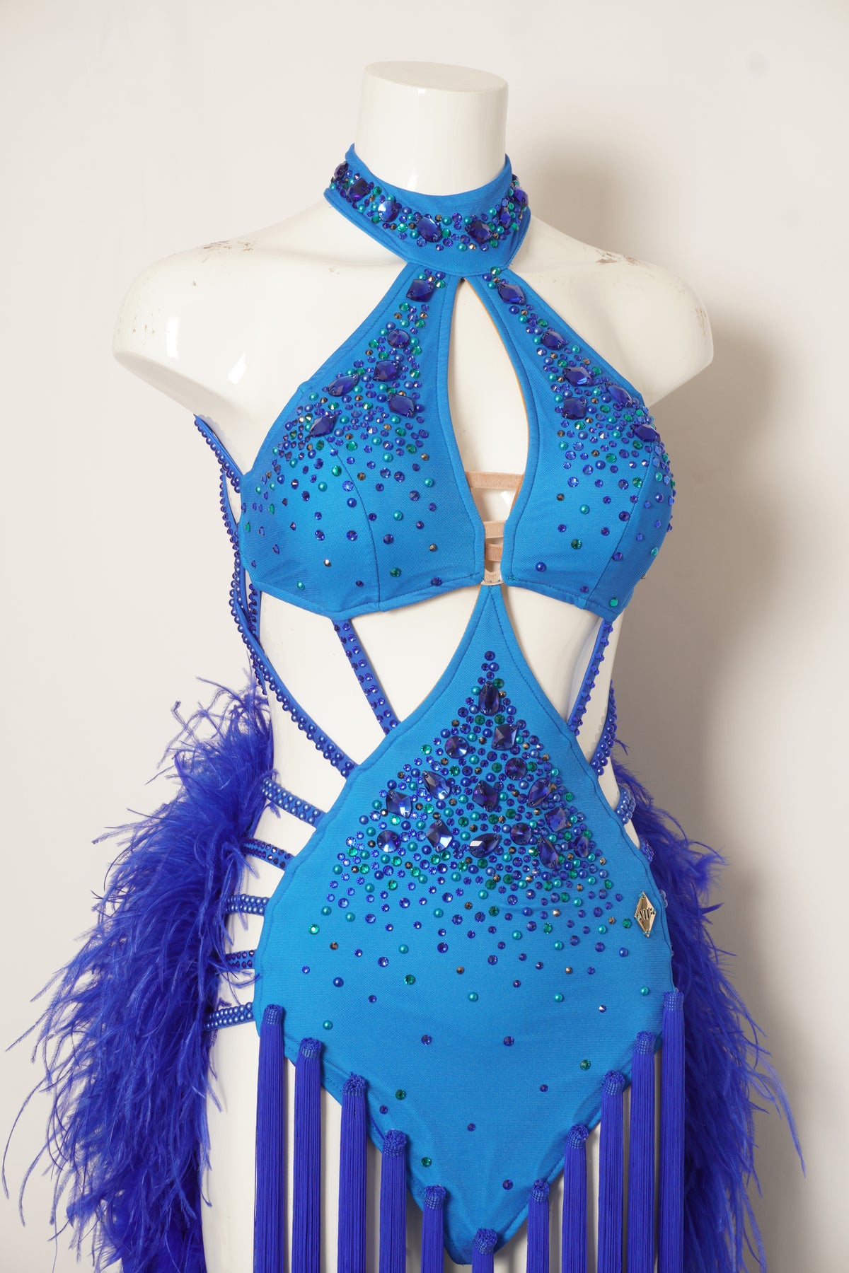 MF Design-L0506-Sapphire Rhythm Latin Dress