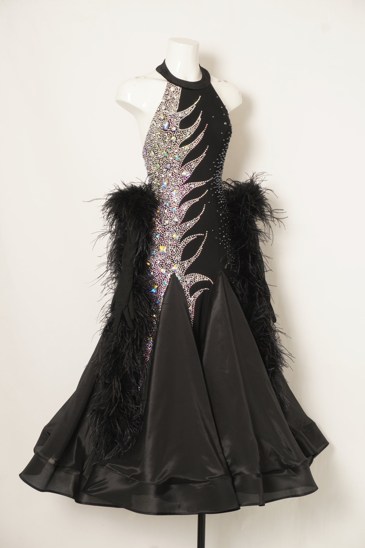 MF Design-B0524-Crystal Nightfall Ballroom Gown