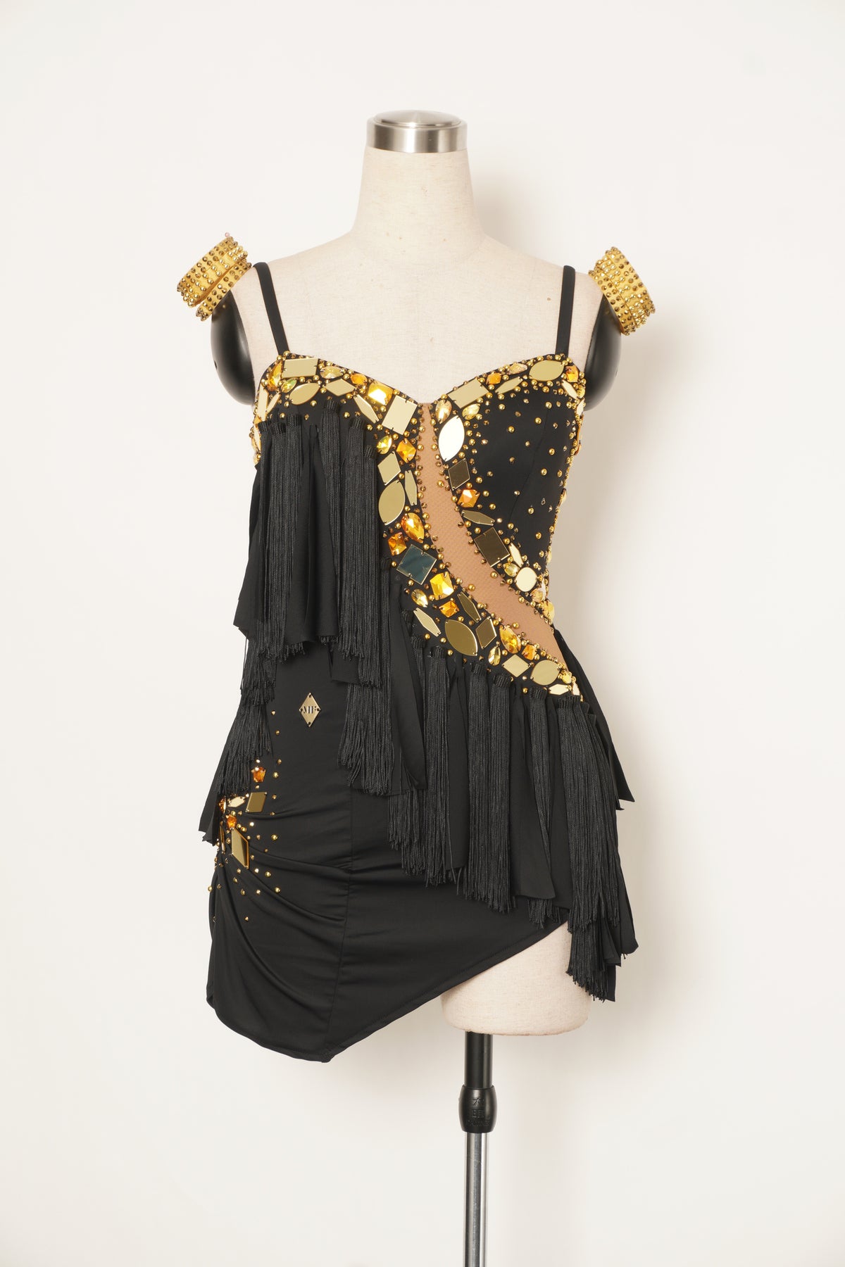 MF Design-L0525-Golden Mirage Latin Dress