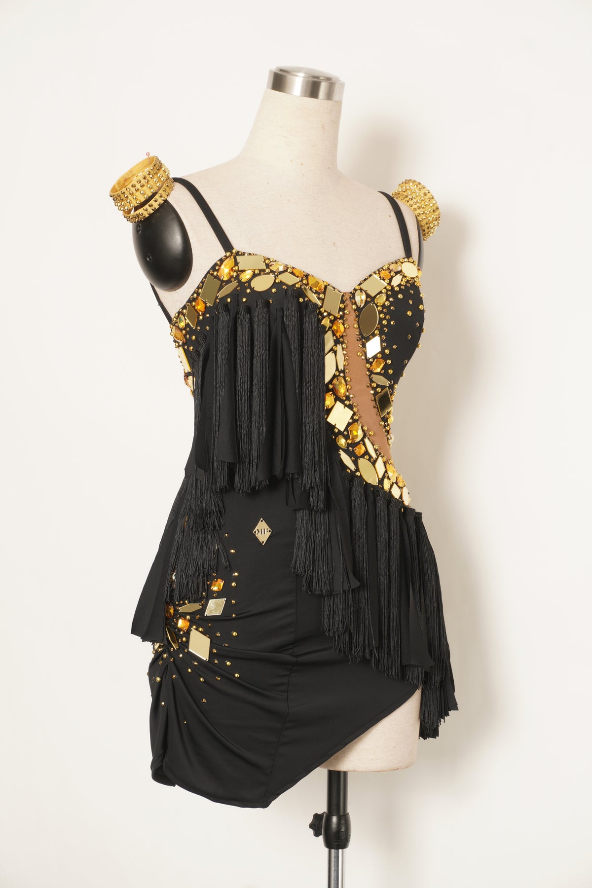 MF Design-L0525-Golden Mirage Latin Dress