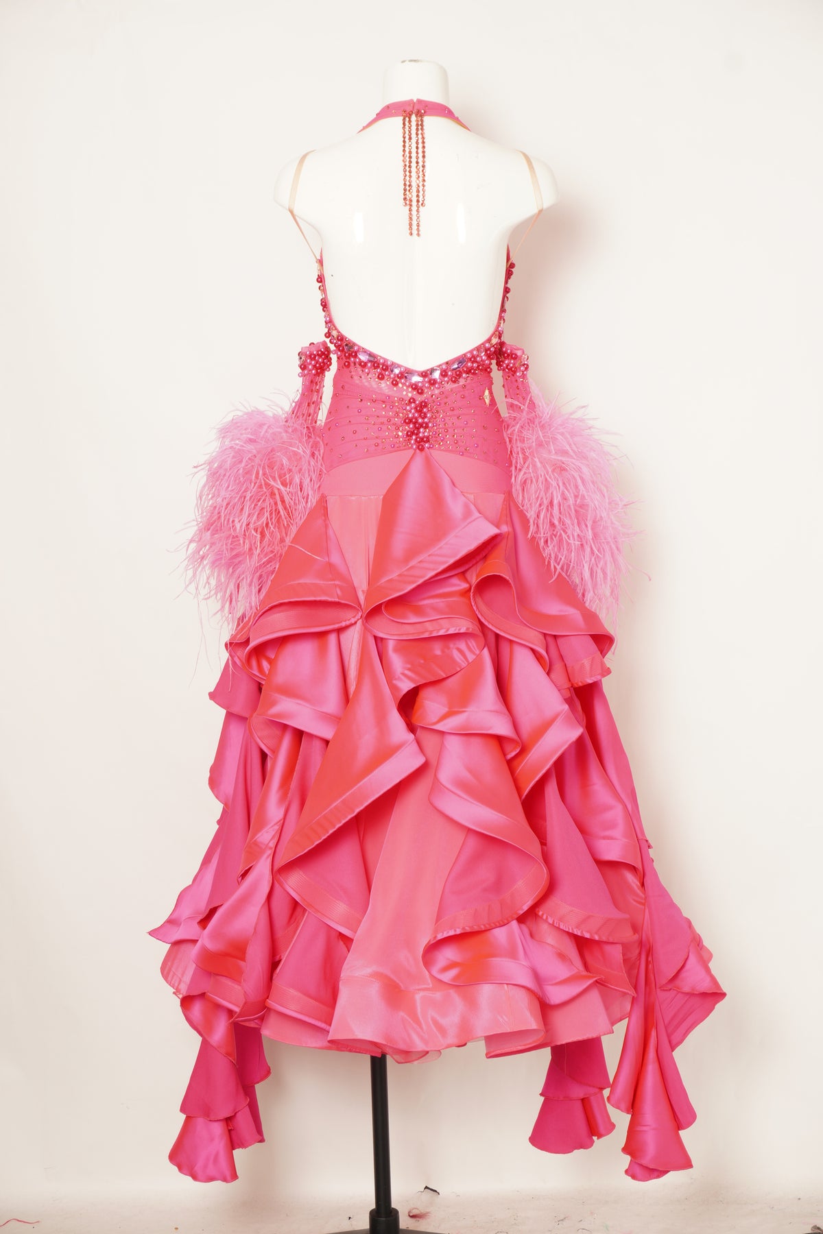 MF Design-B0528-Rosy Tempest Ballroom Gown