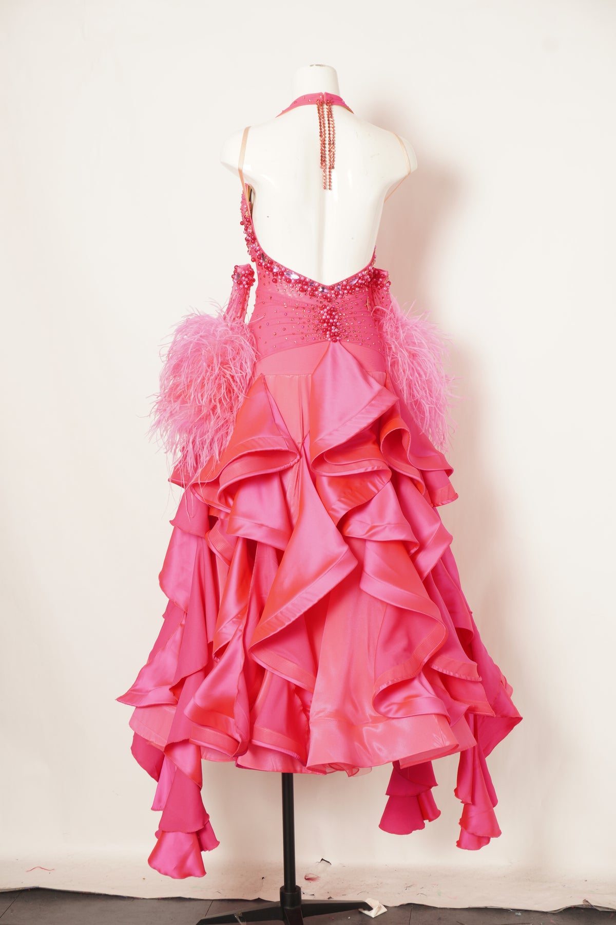 MF Design-B0528-Rosy Tempest Ballroom Gown