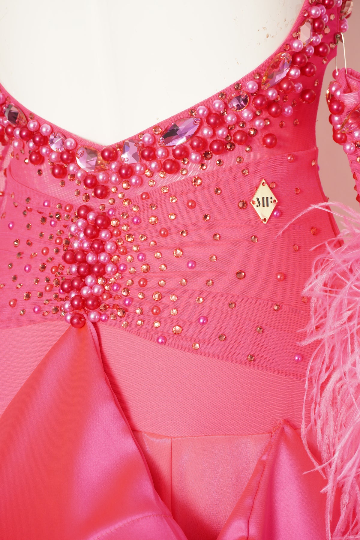 MF Design-B0528-Rosy Tempest Ballroom Gown