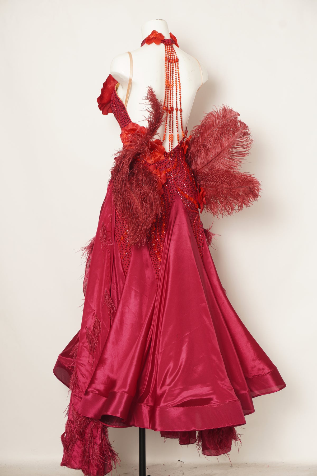 Scarlet Ember Ballroom Gown - MF Design B0496