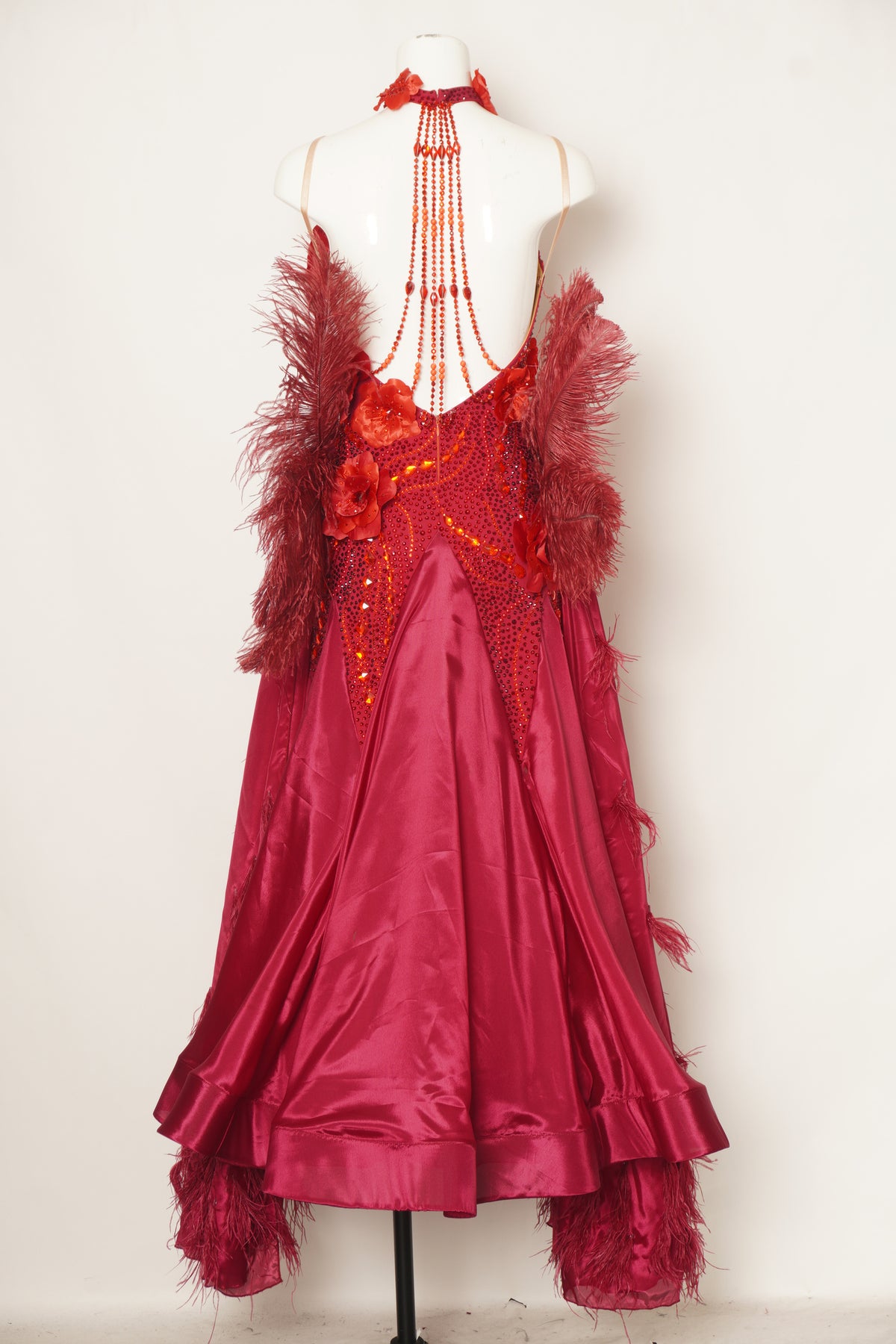 Scarlet Ember Ballroom Gown - MF Design B0496